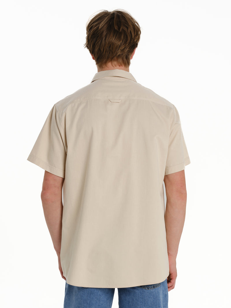 Load image into Gallery viewer, Emerson Men's Short Sleeve Shirt Beige 261.EM61.12-Beige
