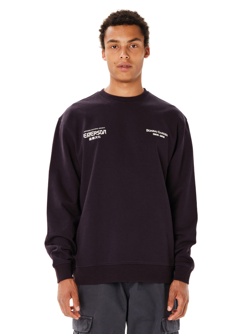 Load image into Gallery viewer, Emerson Men's Japanese Cultural Society Crew Neck D.Grape 262.EM20.27-GRAPE
