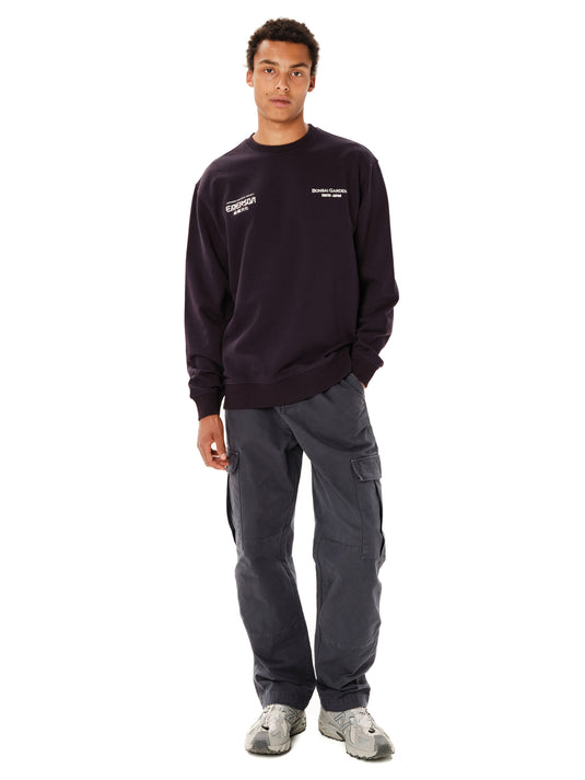 Emerson Men's Japanese Cultural Society Crew Neck D.Grape 262.EM20.27-GRAPE