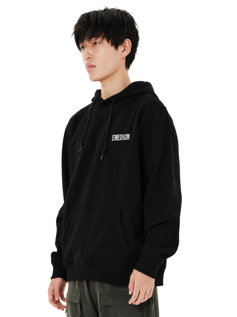 Load image into Gallery viewer, Emerson Men's "Responsible Living" Hoodie Black 262.EM20.30-Black
