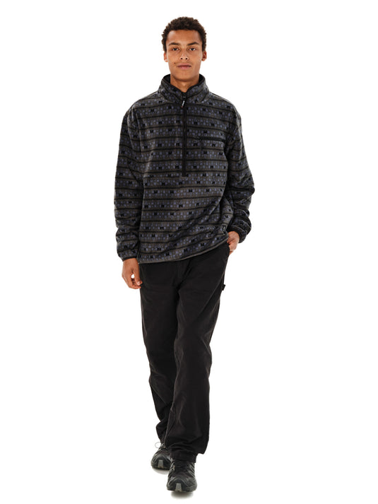 Emerson Men's Half Zip Fleece Off Black 262.EM28.106-Pr628b-Off-Black