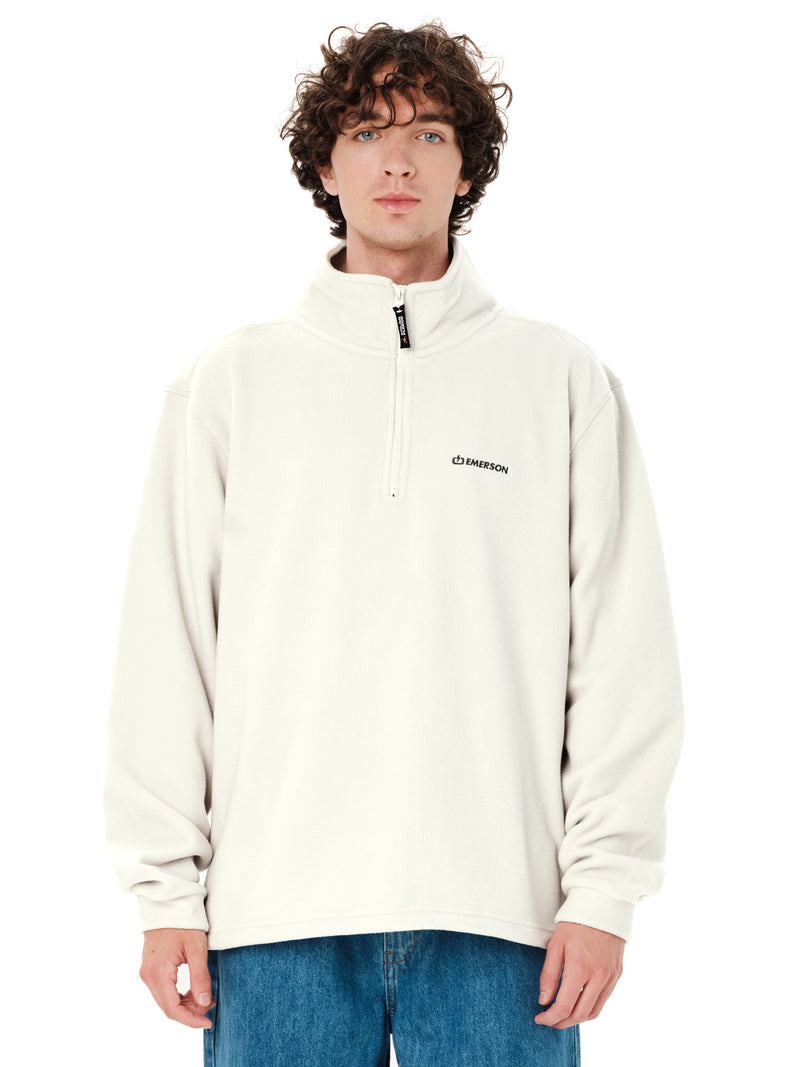 Load image into Gallery viewer, Emerson Men's Half Zip Fleece Clay White 262.EM28.25-Clay-White
