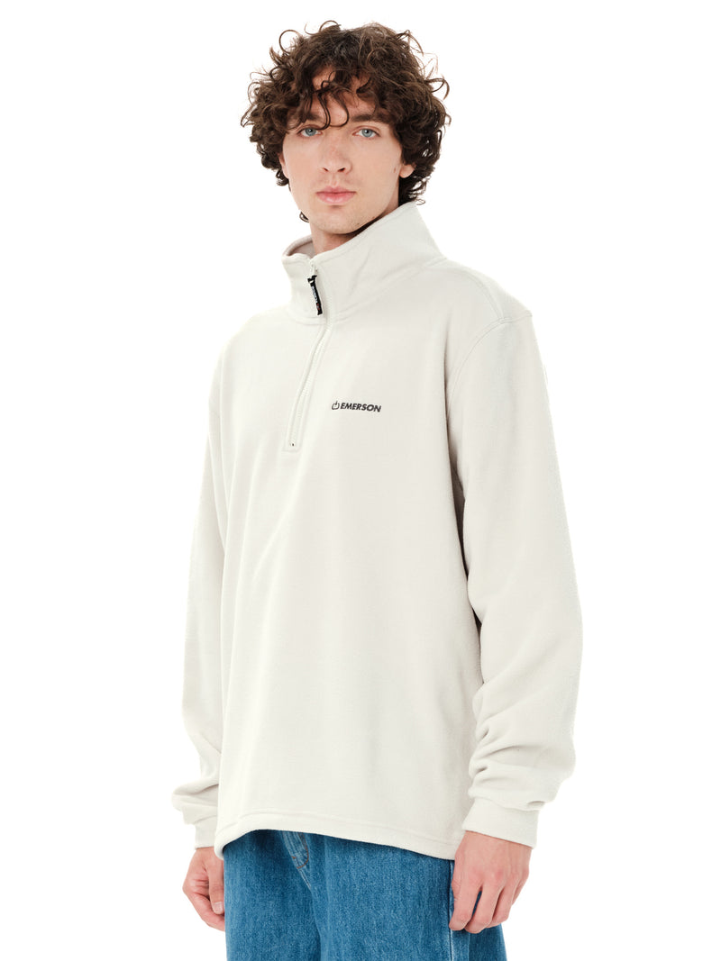 Load image into Gallery viewer, Emerson Men's Half Zip Fleece Clay White 262.EM28.25-Clay-White

