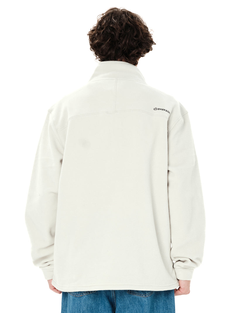 Load image into Gallery viewer, Emerson Men's Half Zip Fleece Clay White 262.EM28.25-Clay-White
