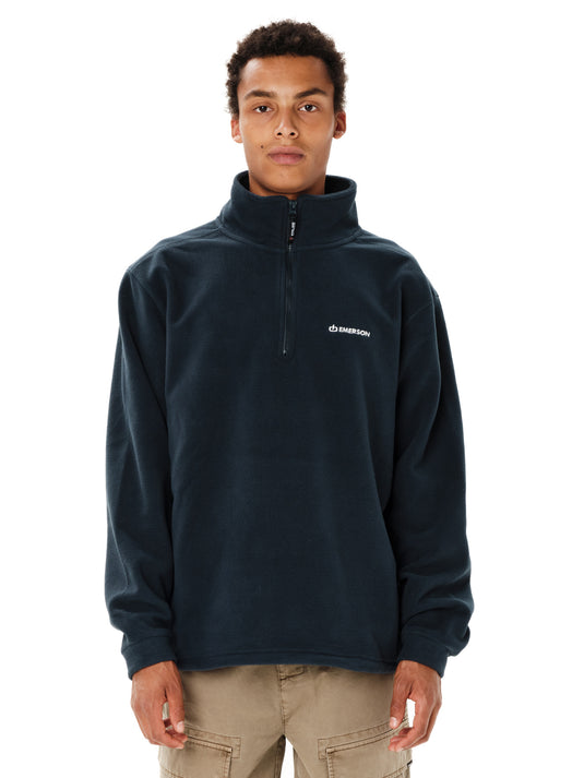 Emerson Men's Half Zip Fleece Petrol 262.EM28.25-Petrol