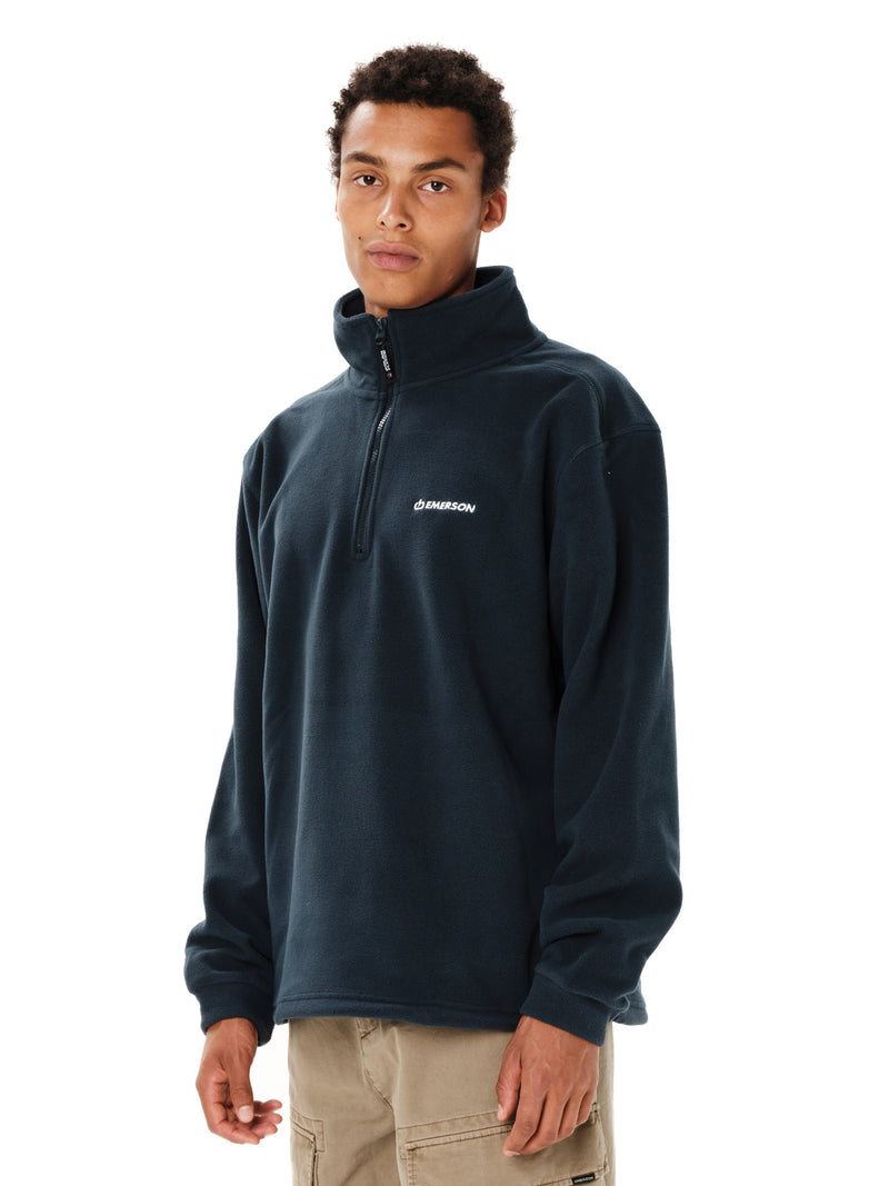 Load image into Gallery viewer, Emerson Men's Half Zip Fleece Petrol 262.EM28.25-Petrol
