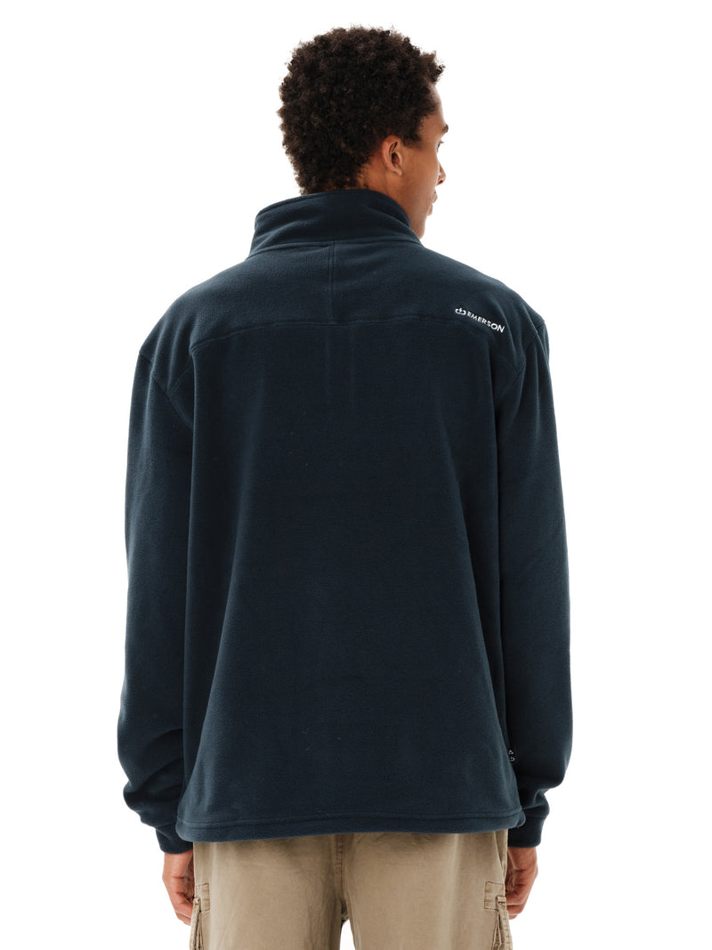 Load image into Gallery viewer, Emerson Men's Half Zip Fleece Petrol 262.EM28.25-Petrol
