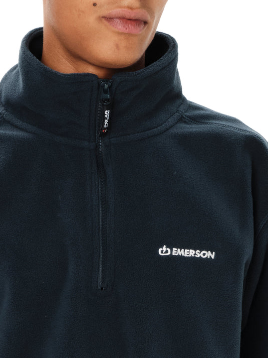 Emerson Men's Half Zip Fleece Petrol 262.EM28.25-Petrol