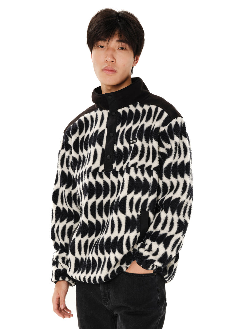 Load image into Gallery viewer, Emerson Men's High Pile Half Zip Fleece Off White 262.EM290.155-PR613 OFF WHITE
