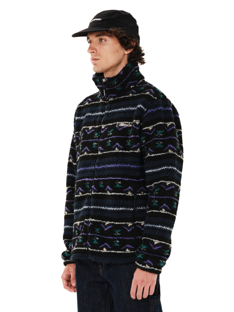 Load image into Gallery viewer, Emerson Men's Full Zip Sherpa Fleece Midnight 262.EM290.406 PR604 MIDNIGHT
