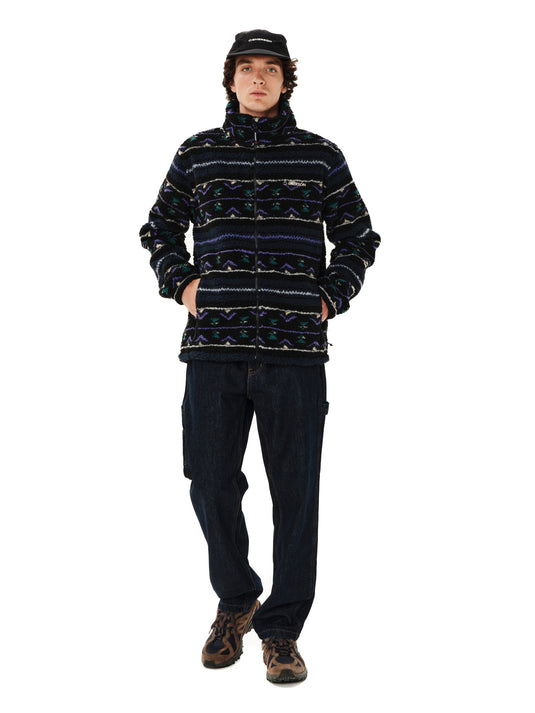 Emerson Men's Full Zip Sherpa Fleece Midnight 262.EM290.406 PR604 MIDNIGHT