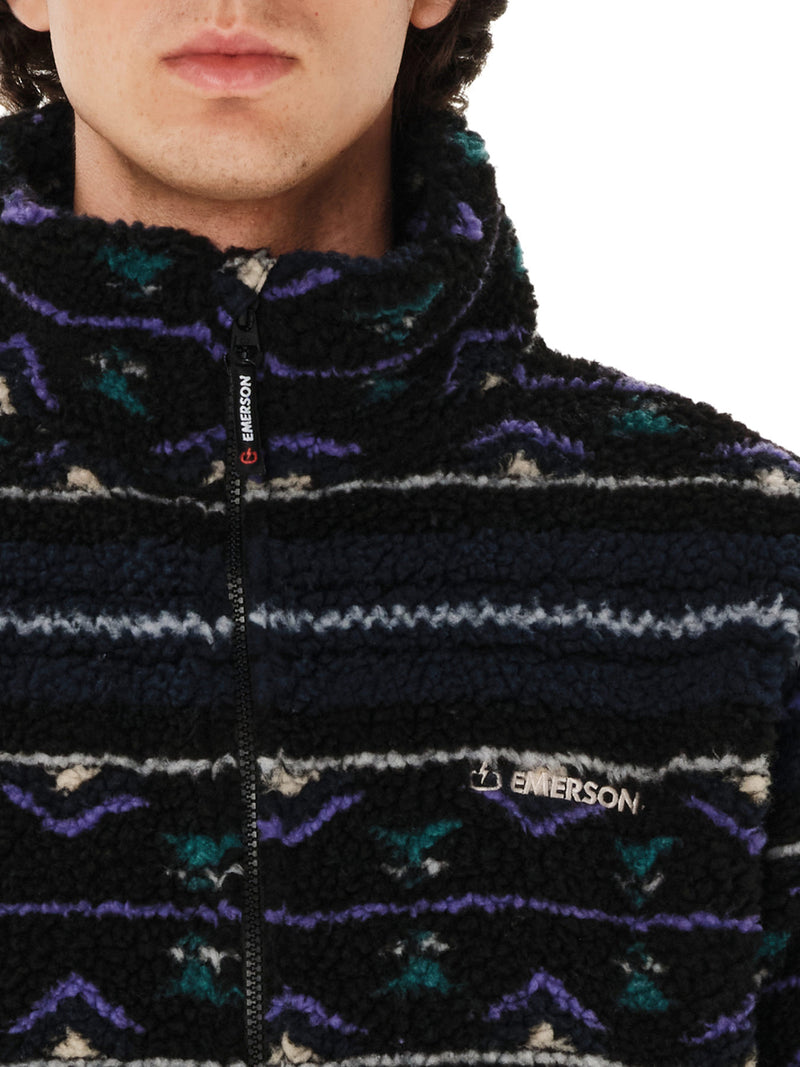 Load image into Gallery viewer, Emerson Men's Full Zip Sherpa Fleece Midnight 262.EM290.406 PR604 MIDNIGHT

