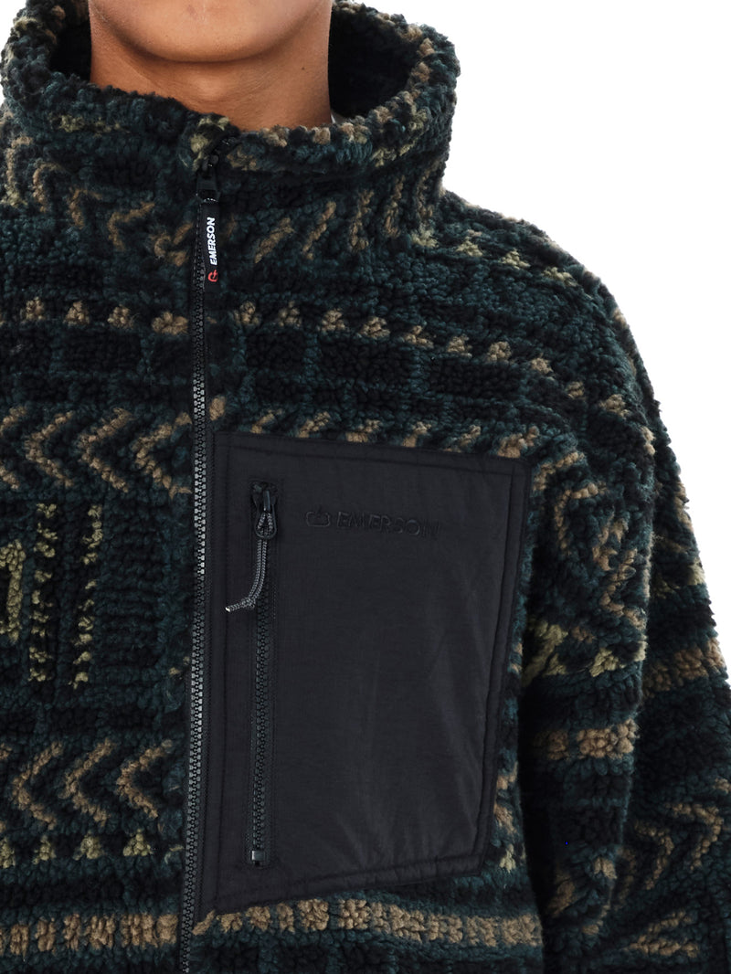 Load image into Gallery viewer, Emerson Men's Full Zip Sherpa Fleece Forest Teal 262.EM290.156-PR625 FOREST TEAL
