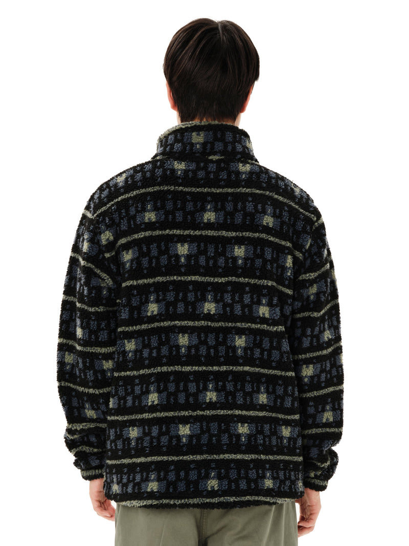 Load image into Gallery viewer, Emerson Men's Full Zip Sherpa Fleece Black 262.EM290.429-Pr628-Black
