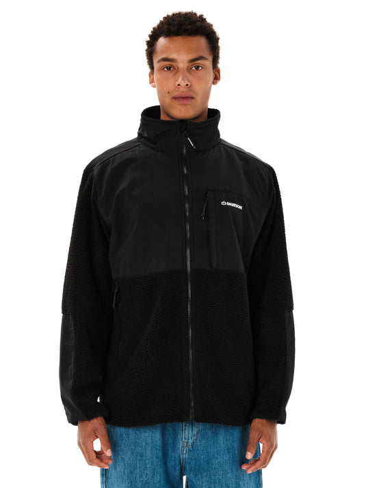 Emerson Men's Full Zip Sherpa Fleece Black 262.EM290.51-Black