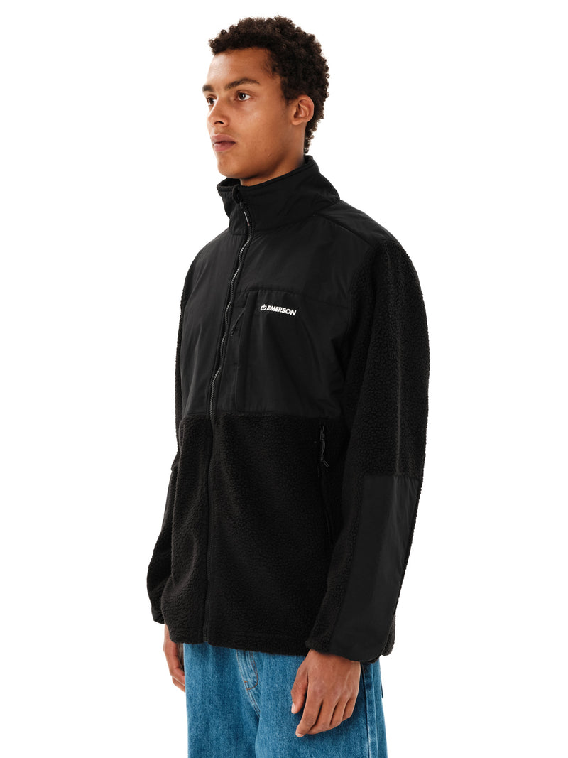 Load image into Gallery viewer, Emerson Men's Full Zip Sherpa Fleece Black 262.EM290.51-Black
