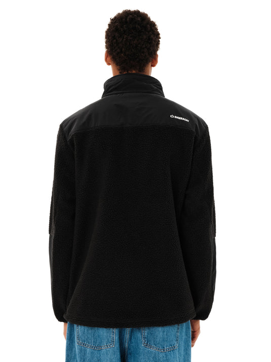 Emerson Men's Full Zip Sherpa Fleece Black 262.EM290.51-Black