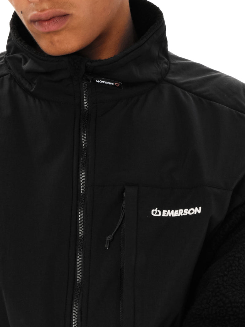 Load image into Gallery viewer, Emerson Men's Full Zip Sherpa Fleece Black 262.EM290.51-Black
