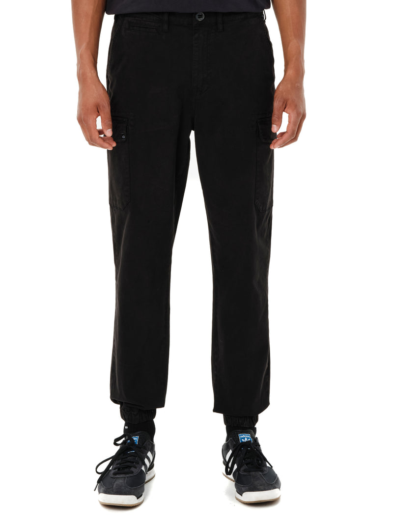 Load image into Gallery viewer, Emerson Men's Cuffed Cargo Pants Black 262.EM42.09-BLACK
