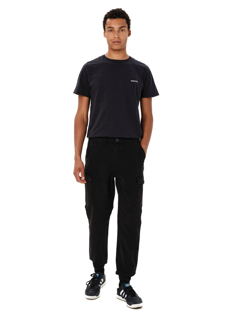 Load image into Gallery viewer, Emerson Men's Cuffed Cargo Pants Black 262.EM42.09-BLACK
