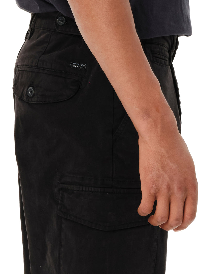 Load image into Gallery viewer, Emerson Men's Cuffed Cargo Pants Black 262.EM42.09-BLACK
