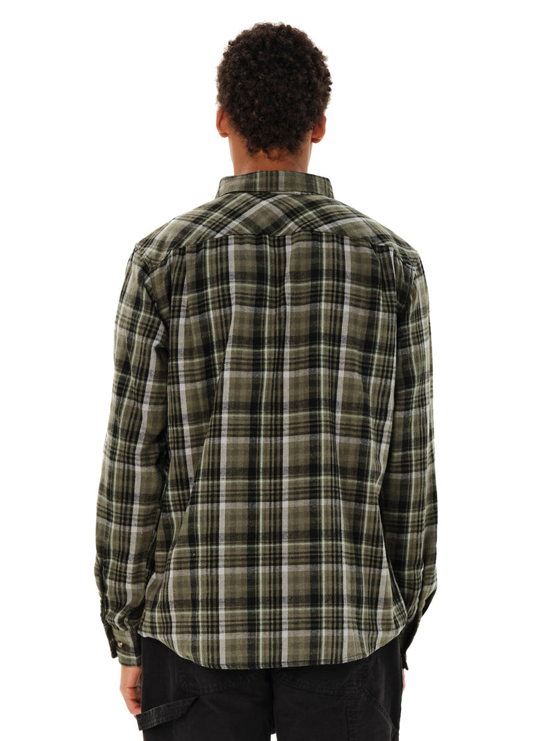 Load image into Gallery viewer, Emerson Men's Checkered Flannel Shirt Olive Pine 262.EM60.80-Olive-Pine
