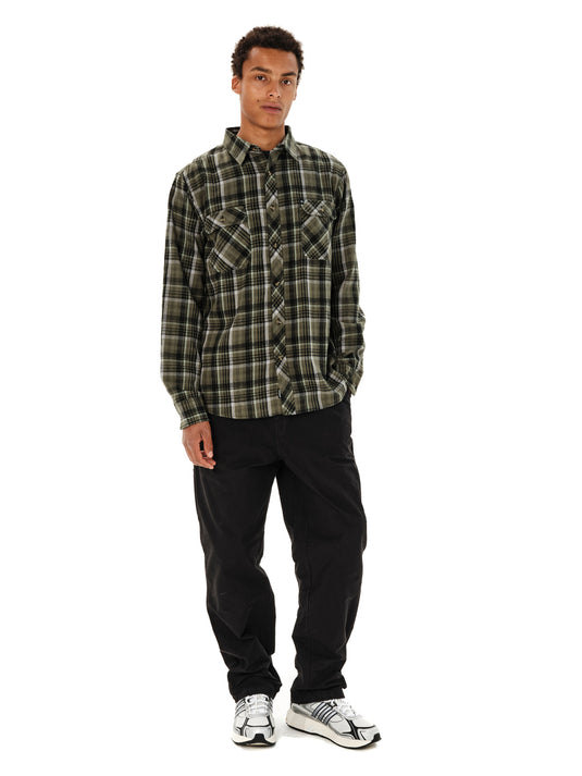 Emerson Men's Checkered Flannel Shirt Olive Pine 262.EM60.80-Olive-Pine