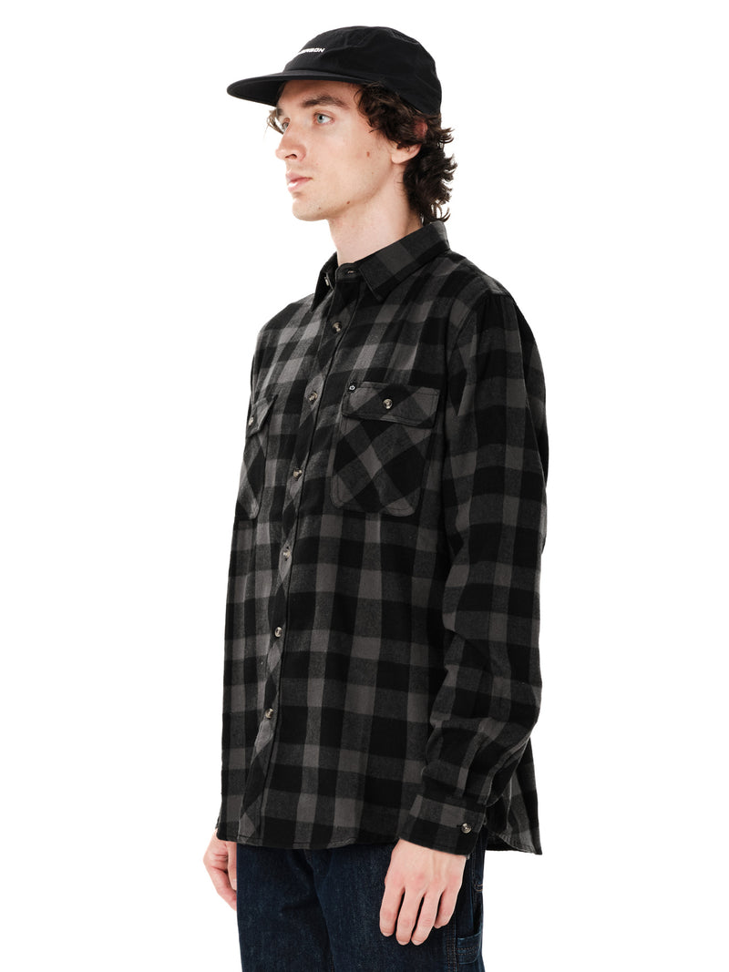 Load image into Gallery viewer, Emerson Men's Checkered Flannel Shirt Pine Gray Black 262.EM60.80-Pine-Gray-Black
