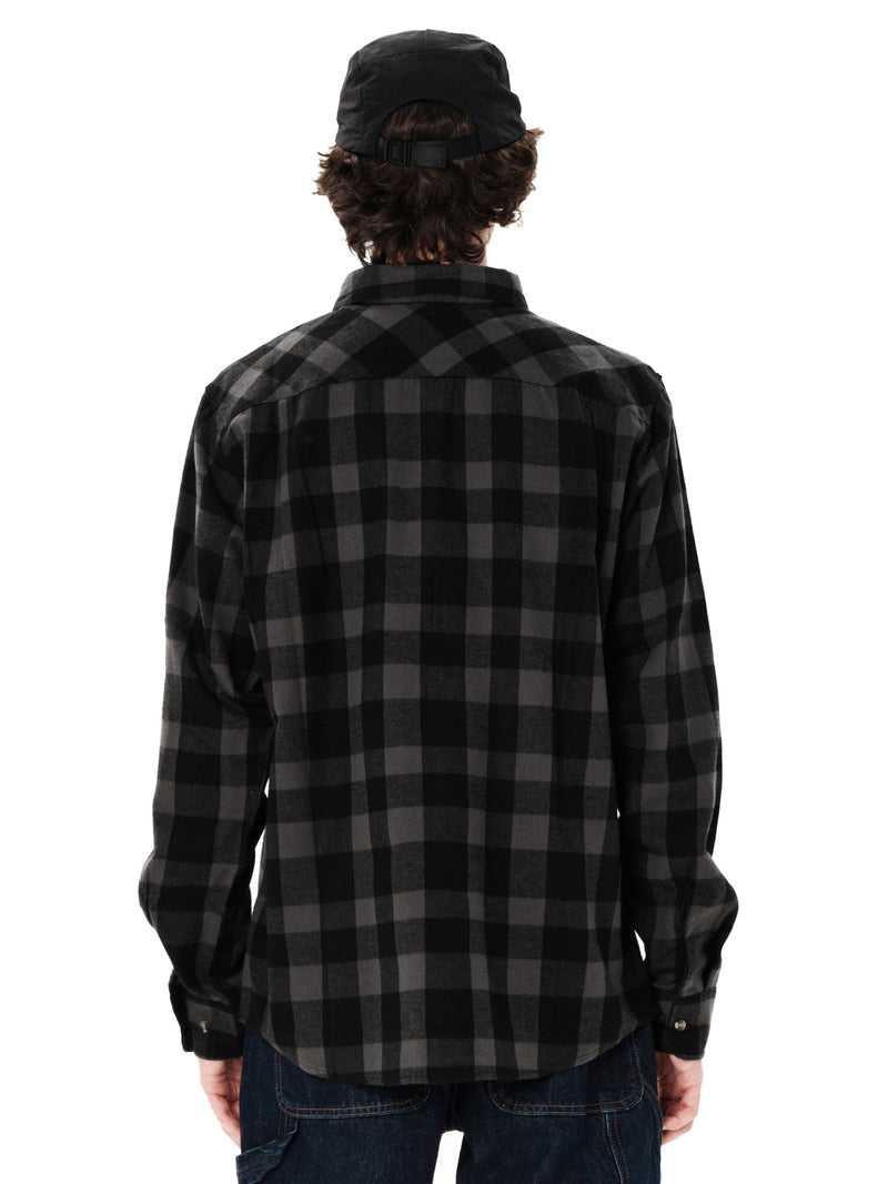 Load image into Gallery viewer, Emerson Men's Checkered Flannel Shirt Pine Gray Black 262.EM60.80-Pine-Gray-Black
