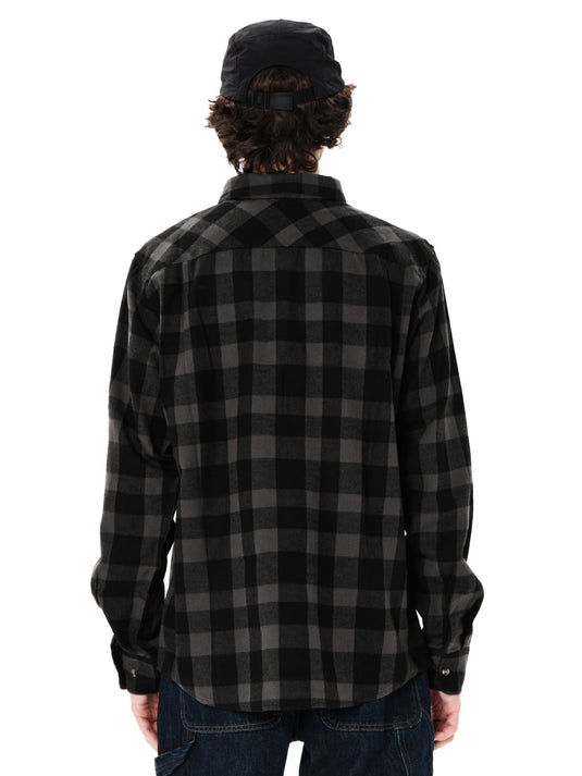 Emerson Men's Checkered Flannel Shirt Pine Gray Black 262.EM60.80-Pine-Gray-Black