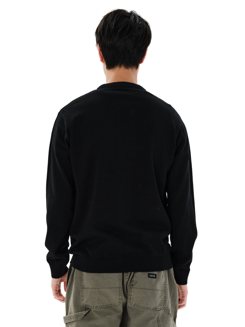 Load image into Gallery viewer, Emerson Men's Knitted Sweater Black 262.EM70.90-Black
