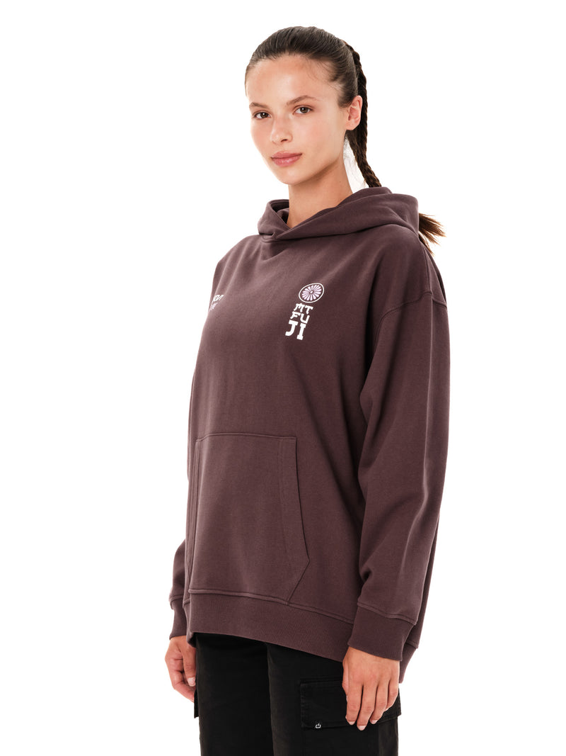 Load image into Gallery viewer, Emerson Women's "Fuji" Oversized Hoodie 262.EW20.41-Dusty Plum
