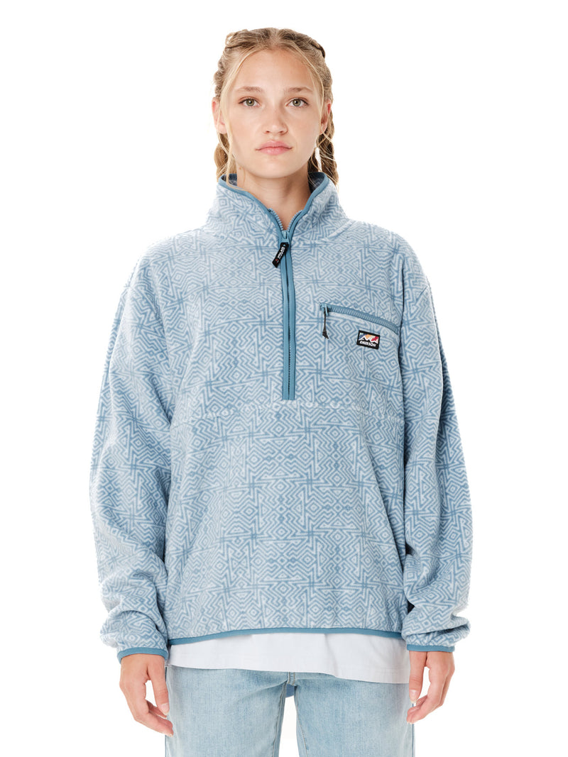 Load image into Gallery viewer, Emerson Women's Half Zip Sherpa Fleece Siel Fog 262.EW28.141-Pr629-Siel-Fog
