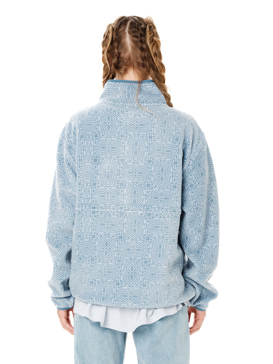 Emerson Women's Half Zip Sherpa Fleece Siel Fog 262.EW28.141-Pr629-Siel-Fog