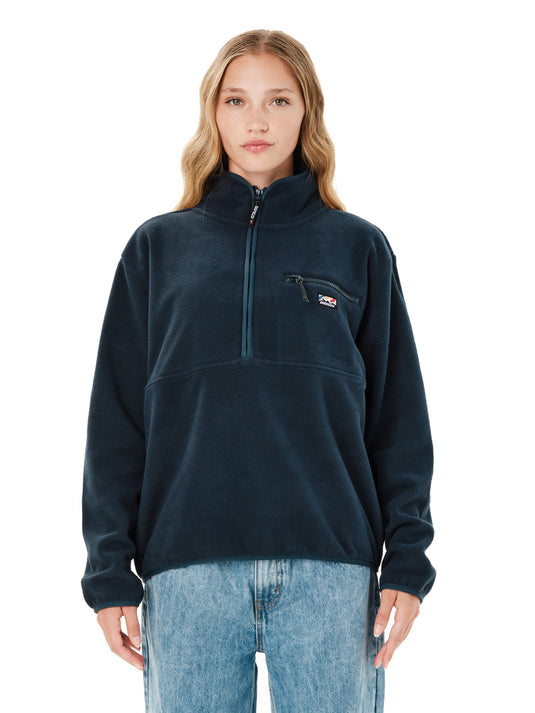 Emerson Women's Half Zip Fleece Petrol 262.EW28.41-Petrol