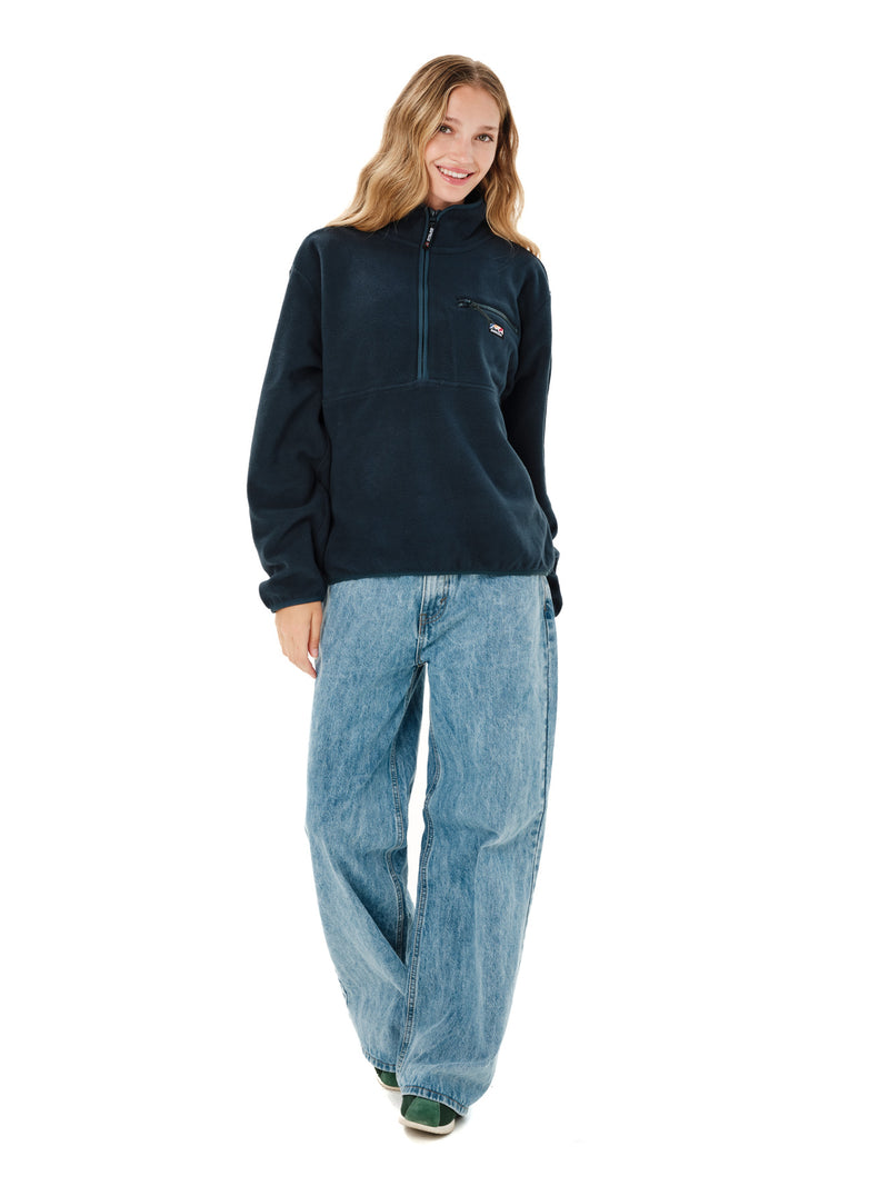 Load image into Gallery viewer, Emerson Women's Half Zip Fleece Petrol 262.EW28.41-Petrol
