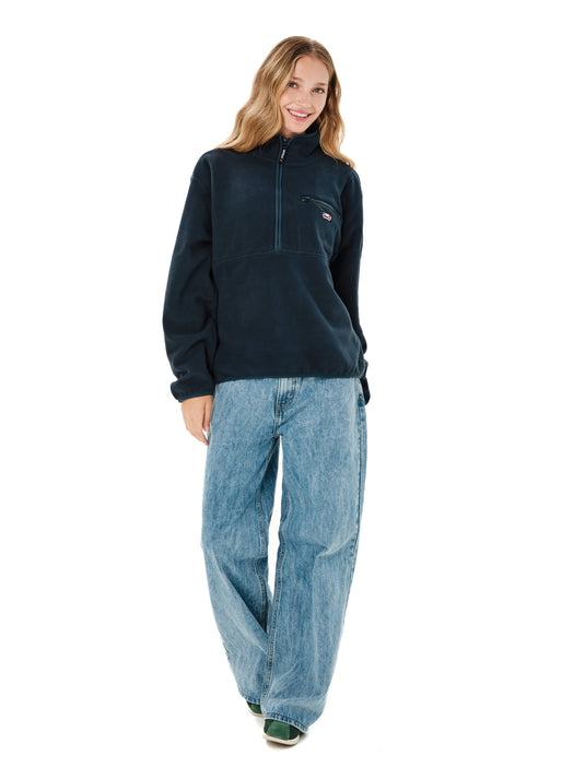 Emerson Women's Half Zip Fleece Petrol 262.EW28.41-Petrol