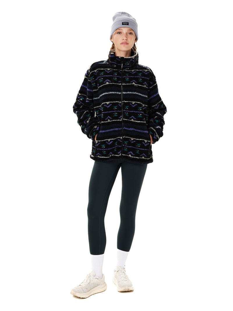 Load image into Gallery viewer, Emerson Women's Full Zip Sherpa Fleece Midnight 262.EM290.406 PR604 MIDNIGHT
