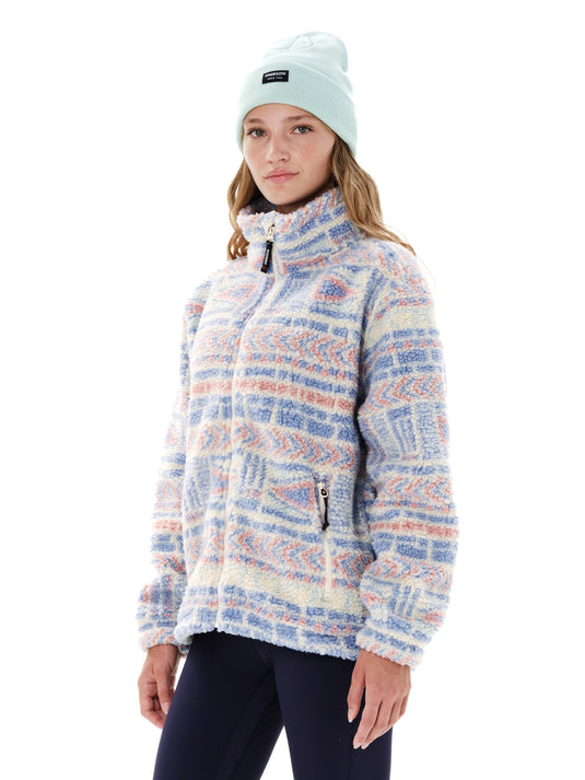 Emerson Women's Full Zip Sherpa Fleece Light Beige 262.EW290.439 PR625 LIGHT BEIGE
