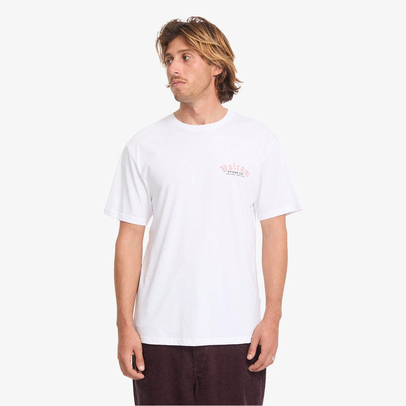 Load image into Gallery viewer, Volcom Men's Winsome Bsc T-Shirt White A3532608-WHT
