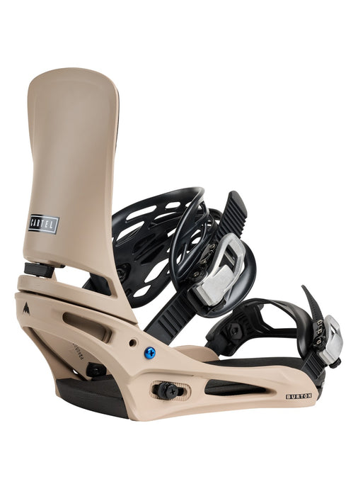 Burton Men's Cartel Re:Flex Snowboard Bindings Summit Taupe 1053917AH2
