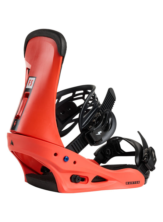Burton Men's Freestyle Re:Flex Snowboard Bindings Fiesta Red 105441BH66