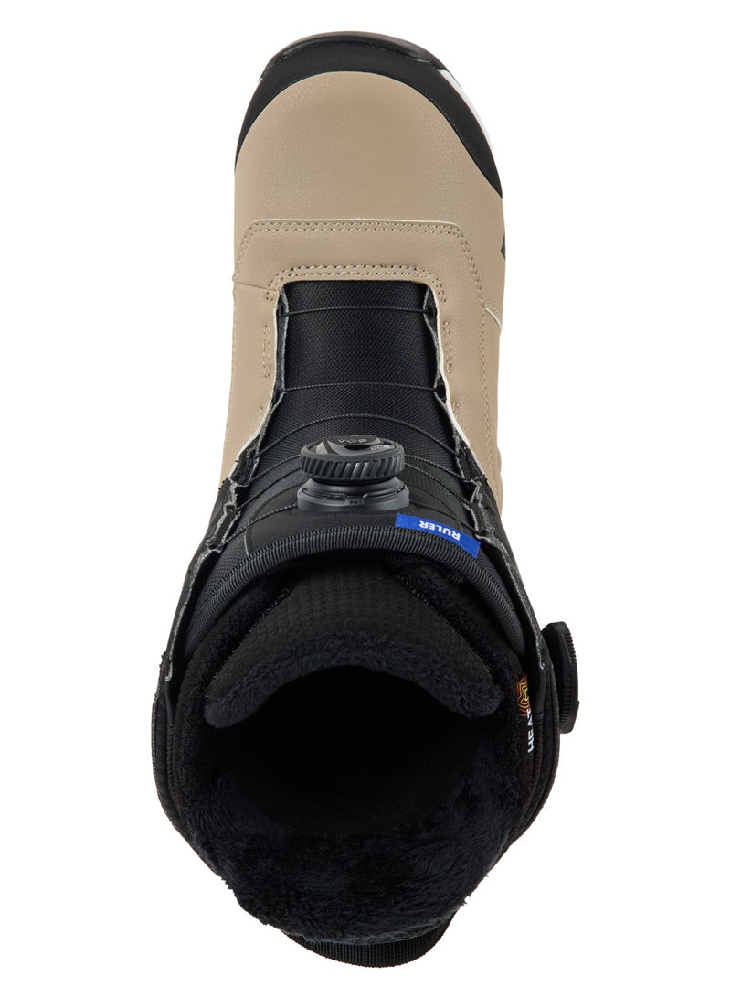 Load image into Gallery viewer, Burton Men&#39;s Ruler BOA® Snowboard Boots Black/Summit Taupe 2031710EVW

