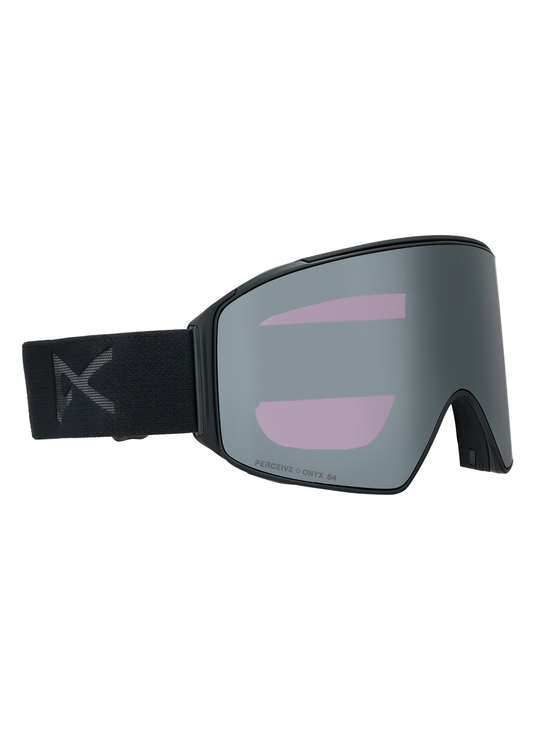 Anon Unisex M4 (Cylindrical) Goggles Smoke + Bonus Perceive Lens + MFI® Face Mask 2035417Z55