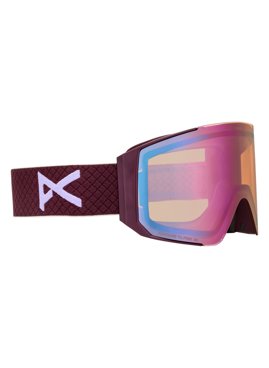 Anon Unisex Sync Goggles Deep Cherry + Bonus Perceive Lens + MFI ® Face Mask 2150616EZP