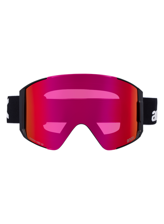 Anon Unisex Sync Goggles Black + Bonus Perceive Sunny Red Lens + MFI ® Face Mask 2150616Z58
