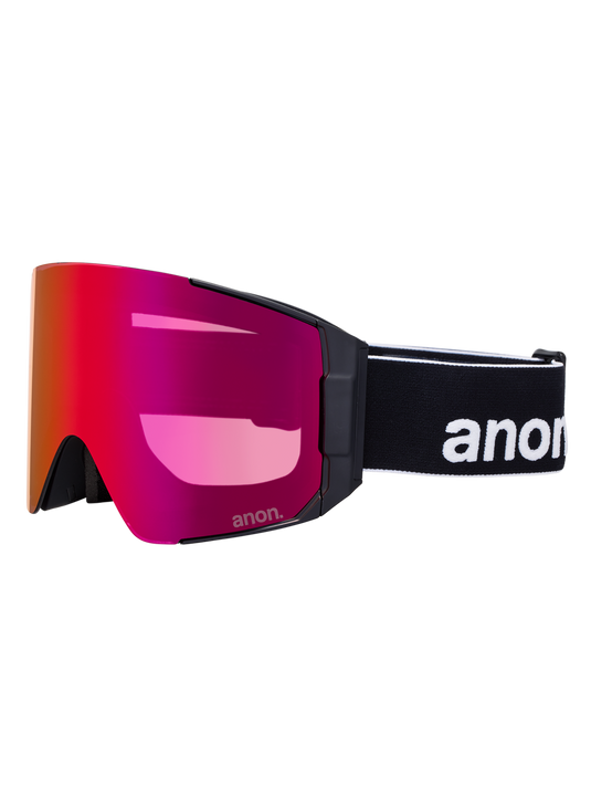 Anon Unisex Sync Goggles Black + Bonus Perceive Sunny Red Lens + MFI ® Face Mask 2150616Z58
