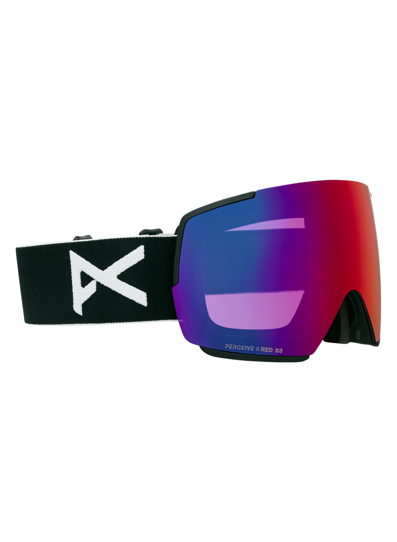 Load image into Gallery viewer, Anon Unisex M5 Goggles Black + Bonus Perceive Sunny Red Lens + MFI® Face Mask 2394312Z58
