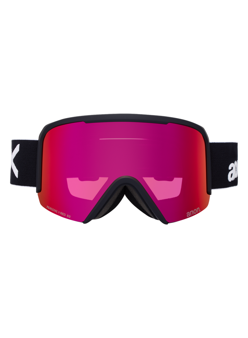 Load image into Gallery viewer, Anon Unisex Nesa Goggles Black + Bonus Perceive Sunny Red Lens + MFI® Face Mask 2395012Z58
