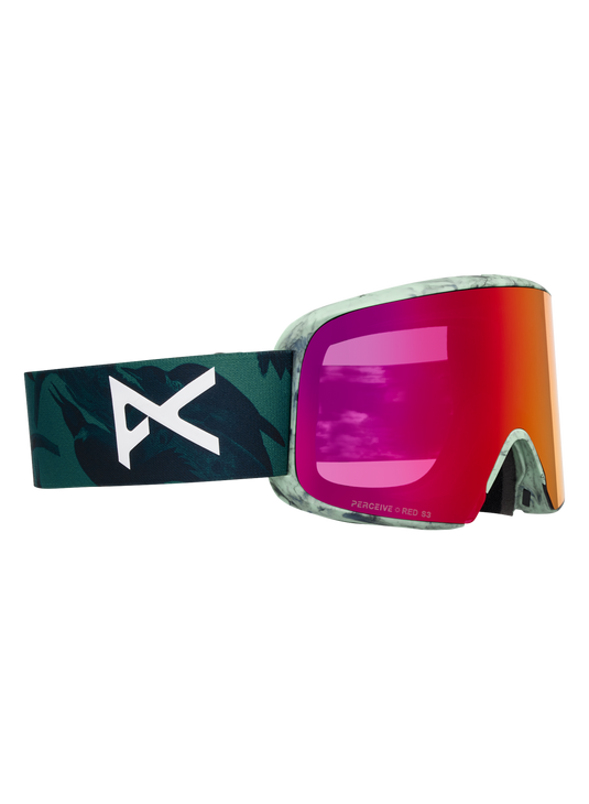 Anon Unisex M6 Goggles Family Tree + Bonus Perceive Lens + MFI® Face Mask 3054610E4W